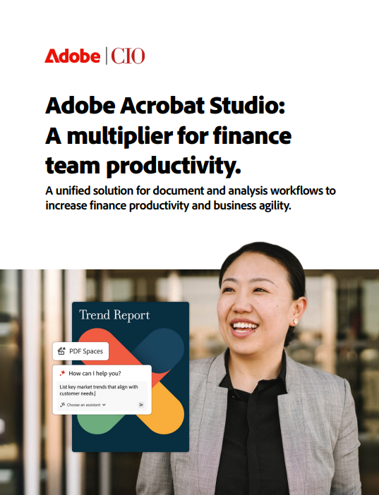 Acrobat Studio: A multiplier for Finance team productivity